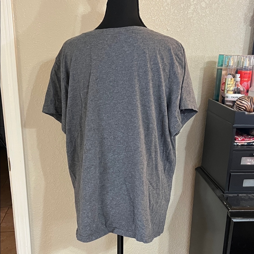 Disney Gray V-Neck T-Shirt - Picture 4 of 7